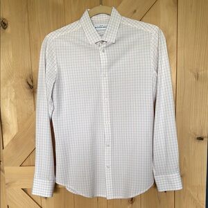 MIZZEN+MAIN Leeward Men's White Checkered Shirt